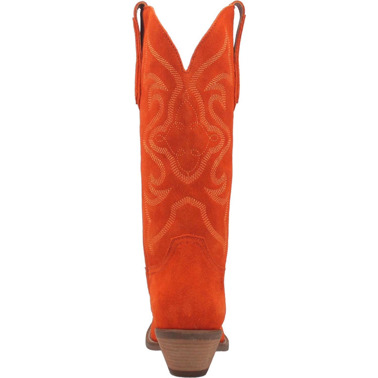 Online Exclusive | Dingo | Out West Suede Cowboy Boots in Orange  **PREORDER - Giddy Up Glamour Boutique