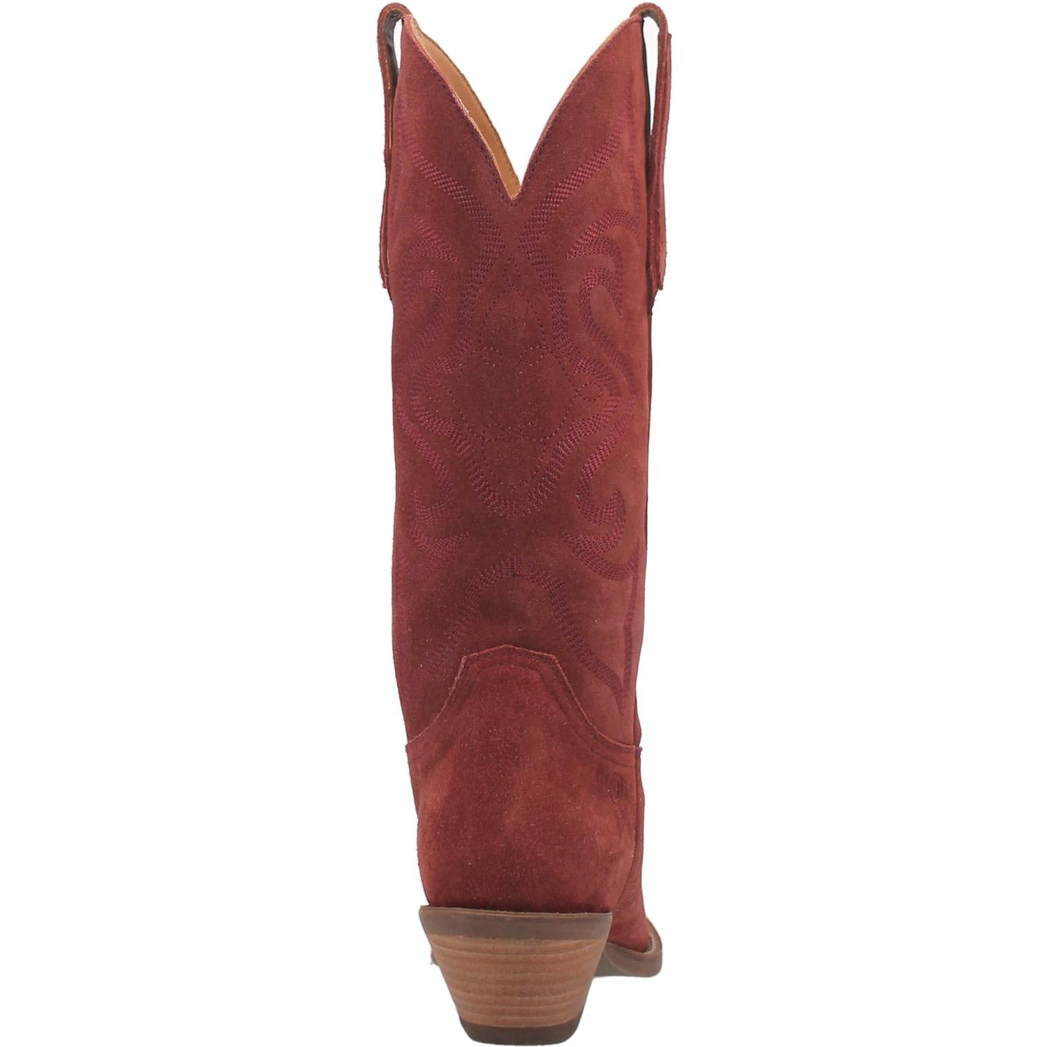 Online Exclusive | Dingo | Out West Suede Cowboy Boots in Cranberry Red **PREORDER - Giddy Up Glamour Boutique