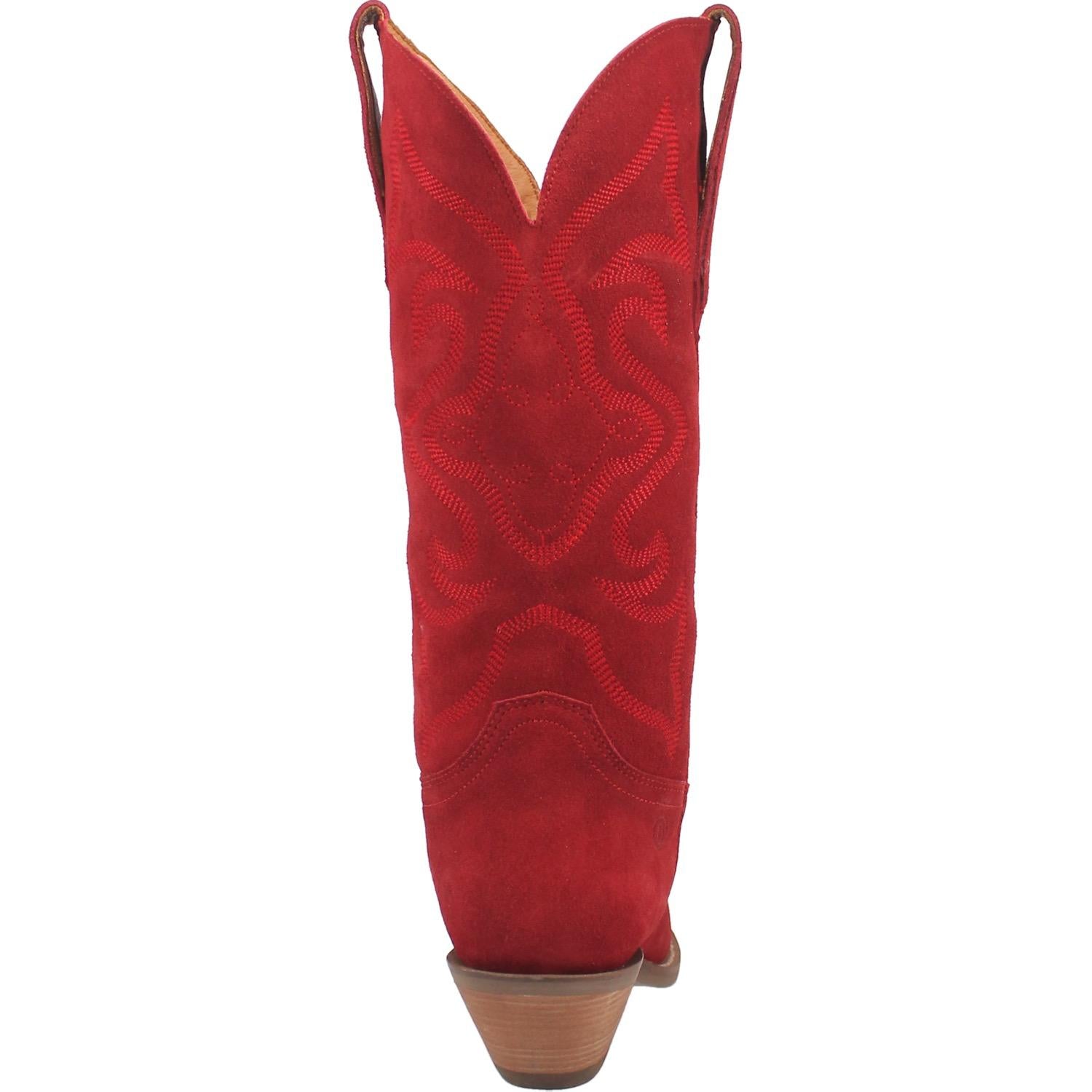 Online Exclusive | Dingo | Out West Suede Cowboy Boots in Red  **PREORDER - Giddy Up Glamour Boutique