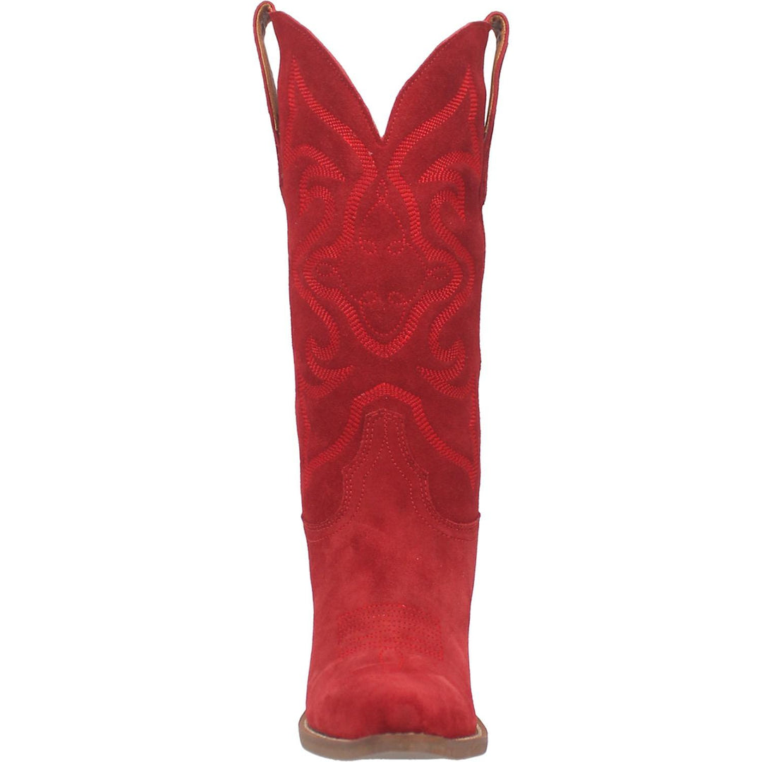 Online Exclusive | Dingo | Out West Suede Cowboy Boots in Red  **PREORDER - Giddy Up Glamour Boutique