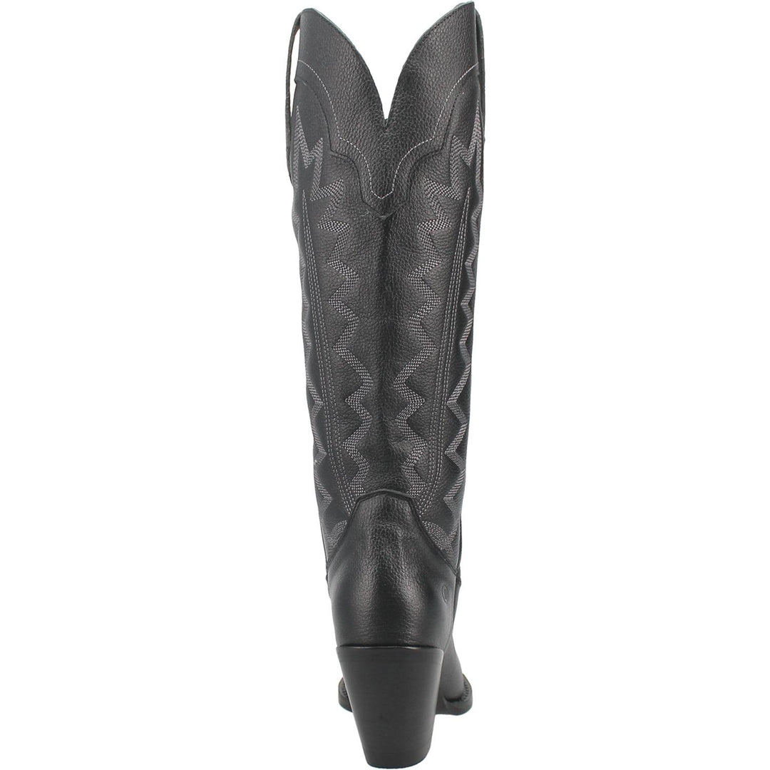 Online Exclusive | Dingo | High Cotton Tall Leather Cowboy Boots in Black  **PREORDER - Giddy Up Glamour Boutique