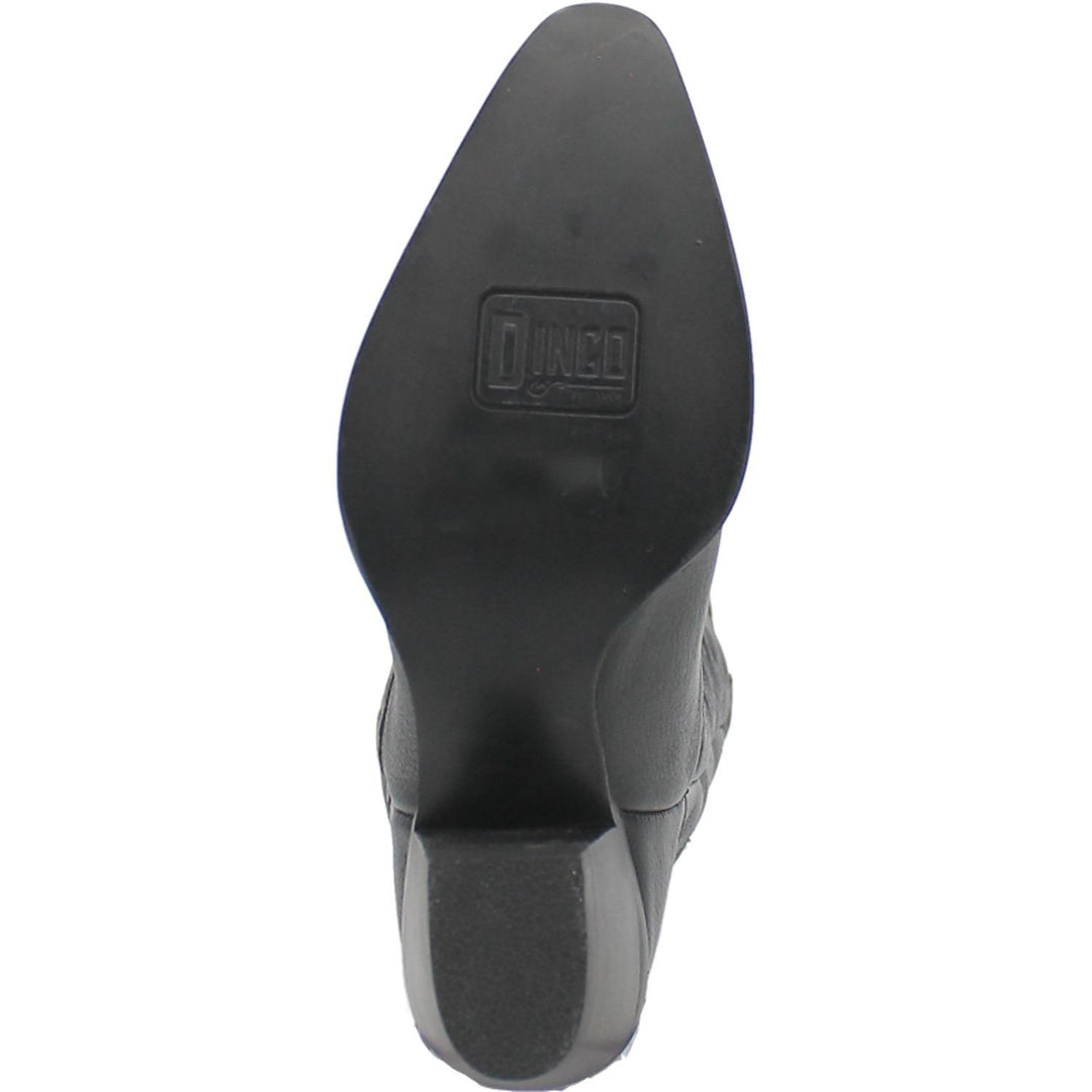 Online Exclusive | Dingo | High Cotton Tall Leather Cowboy Boots in Black  **PREORDER - Giddy Up Glamour Boutique