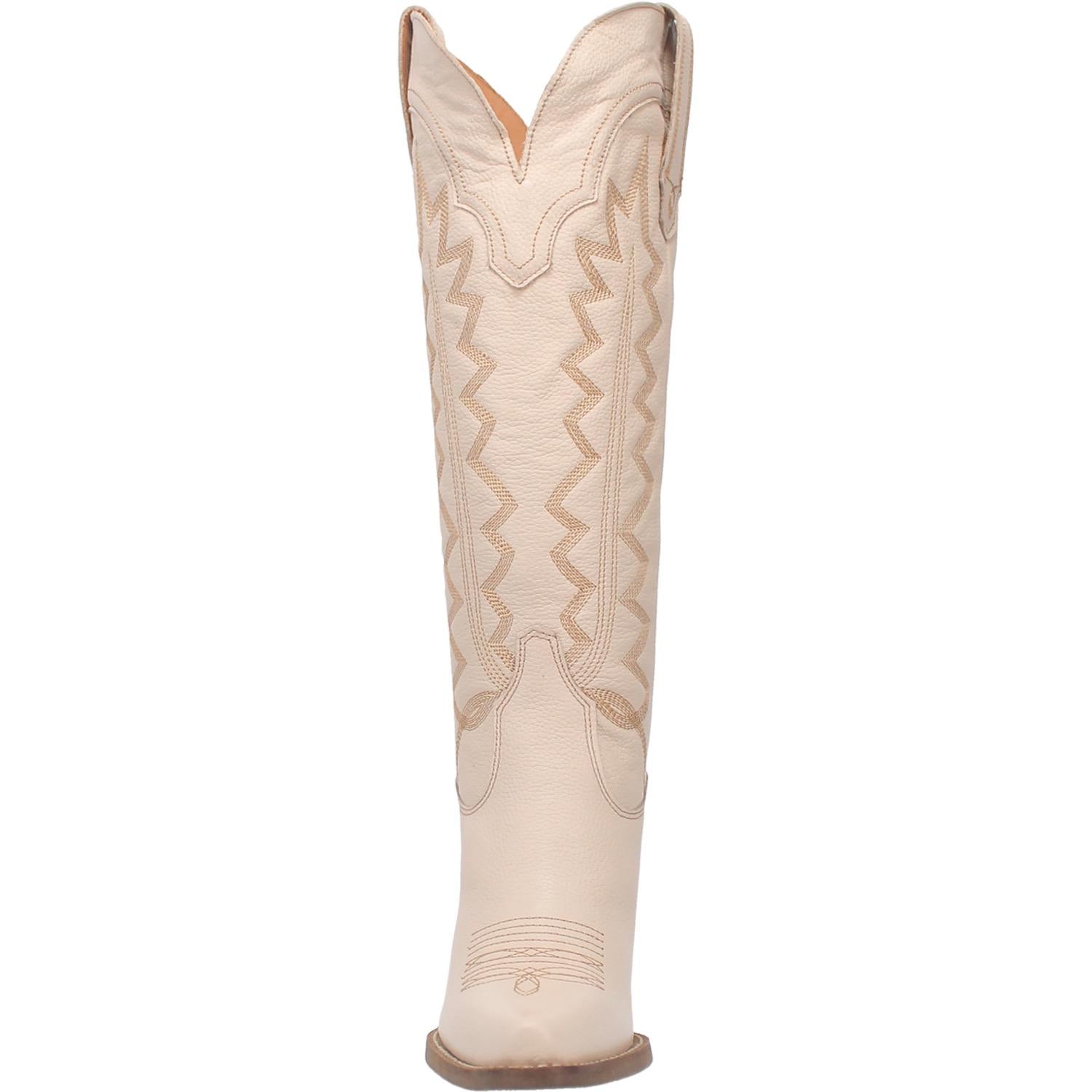 Online Exclusive | Dingo | High Cotton Tall Leather Cowboy Boots in Sand **PREORDER - Giddy Up Glamour Boutique