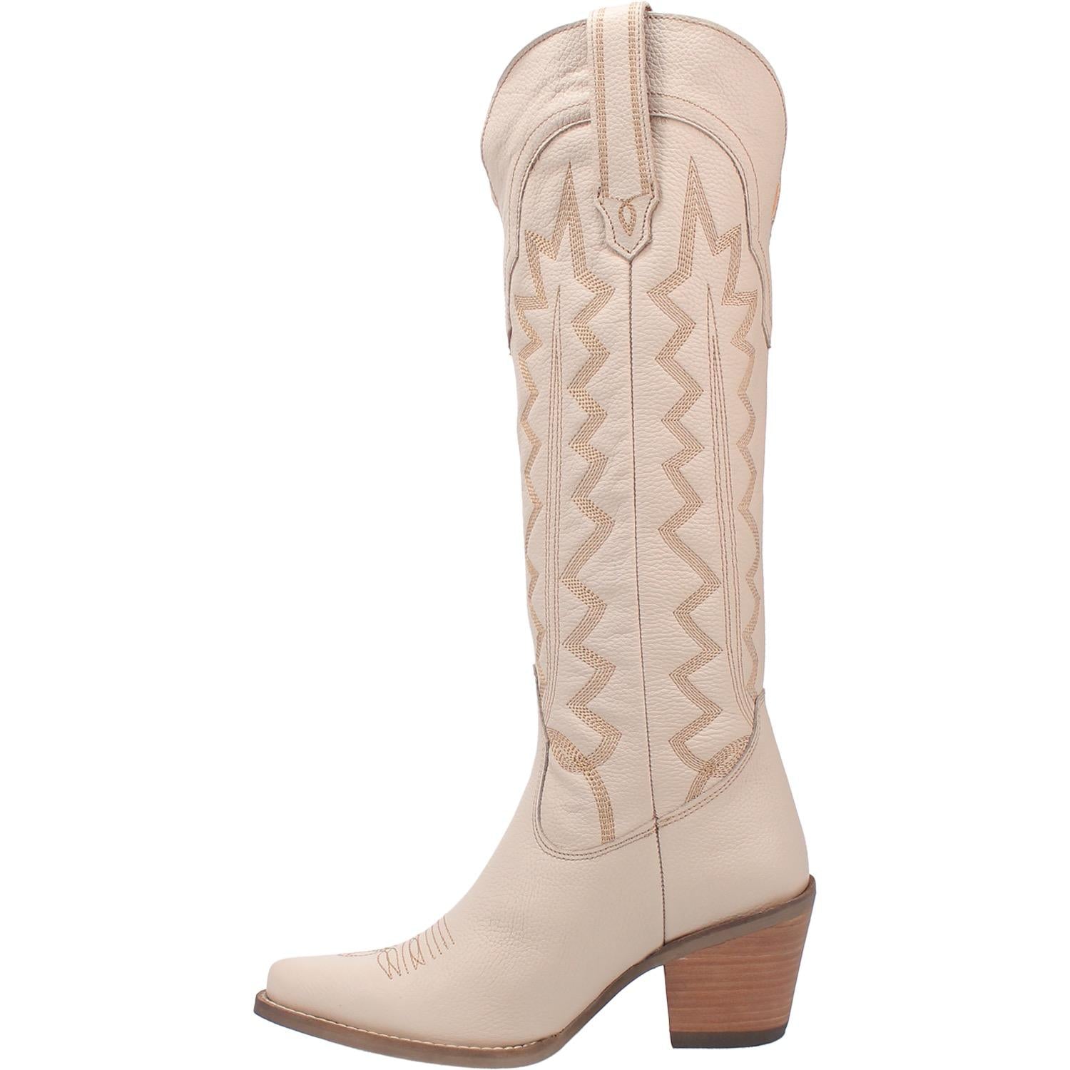 Online Exclusive | Dingo | High Cotton Tall Leather Cowboy Boots in Sand **PREORDER - Giddy Up Glamour Boutique