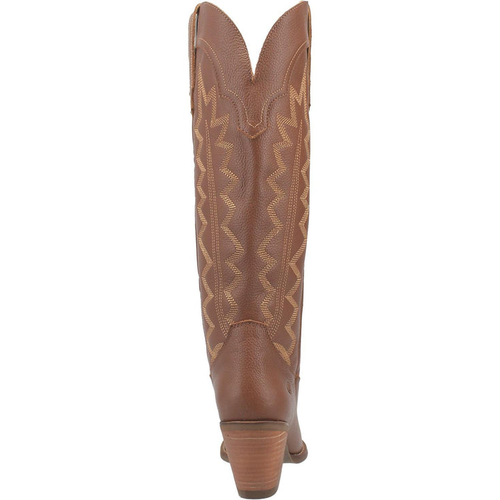Online Exclusive | Dingo | High Cotton Tall Leather Cowboy Boots in Brown  **PREORDER - Giddy Up Glamour Boutique