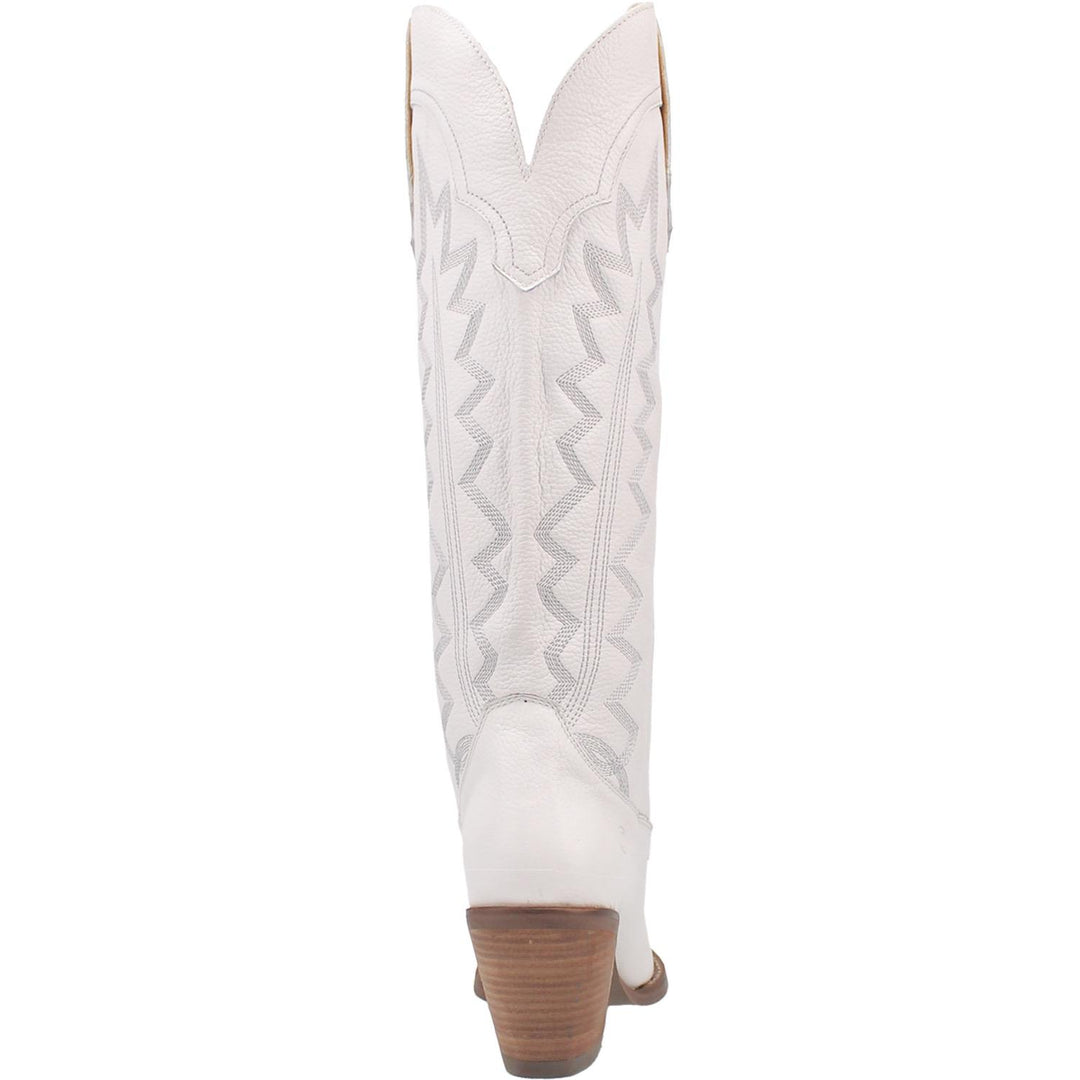 Online Exclusive | Dingo | High Cotton Tall Leather Cowboy Boots in White  **PREORDER - Giddy Up Glamour Boutique
