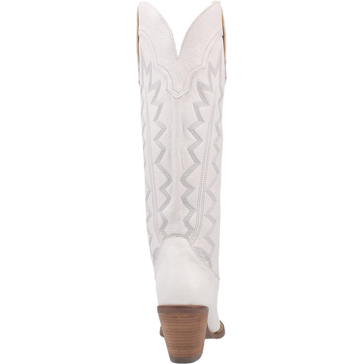 Online Exclusive | Dingo | High Cotton Tall Leather Cowboy Boots in White  **PREORDER - Giddy Up Glamour Boutique