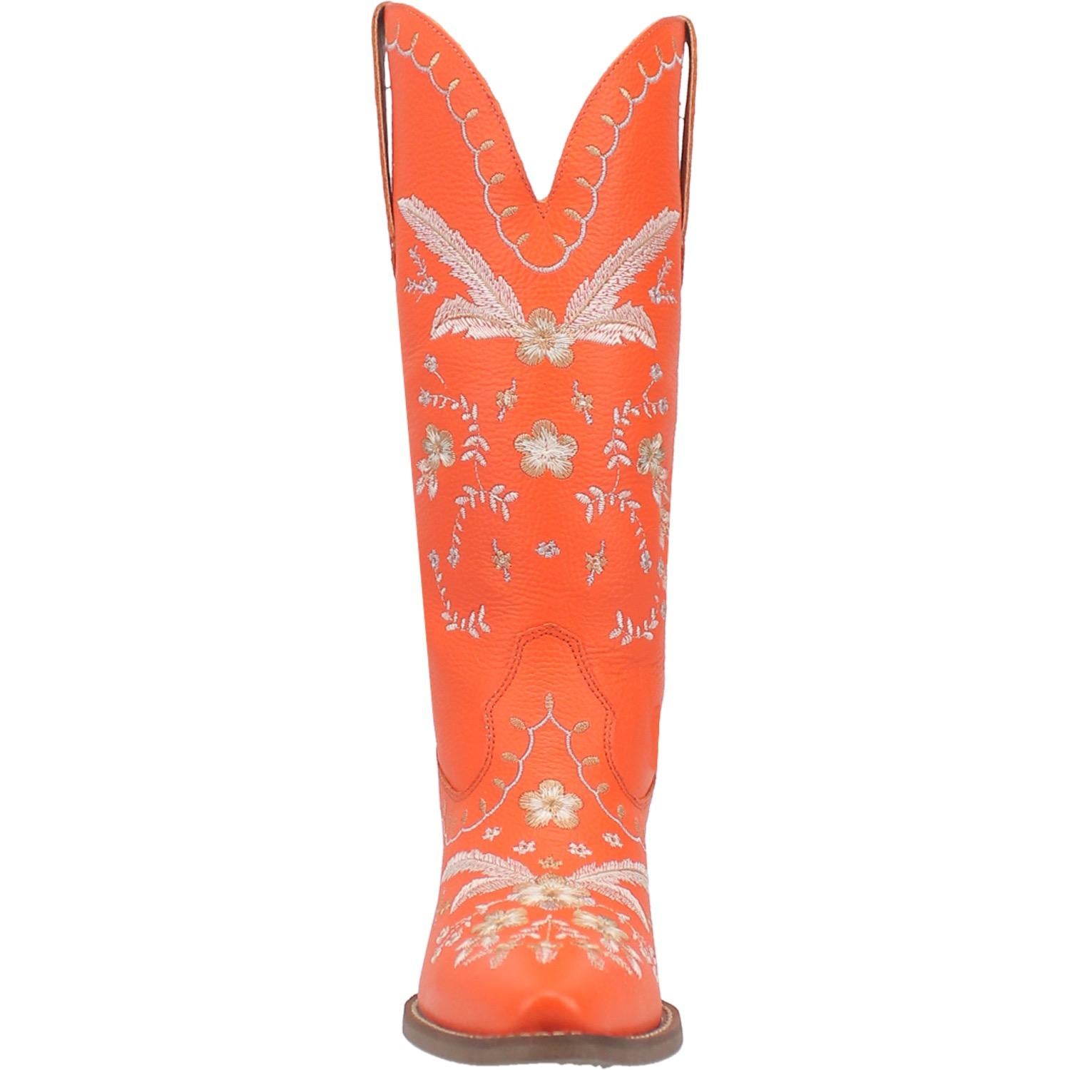 Online Exclusive | Dingo | Full Bloom Cowboy Boot in Orange **PREORDER - Giddy Up Glamour Boutique