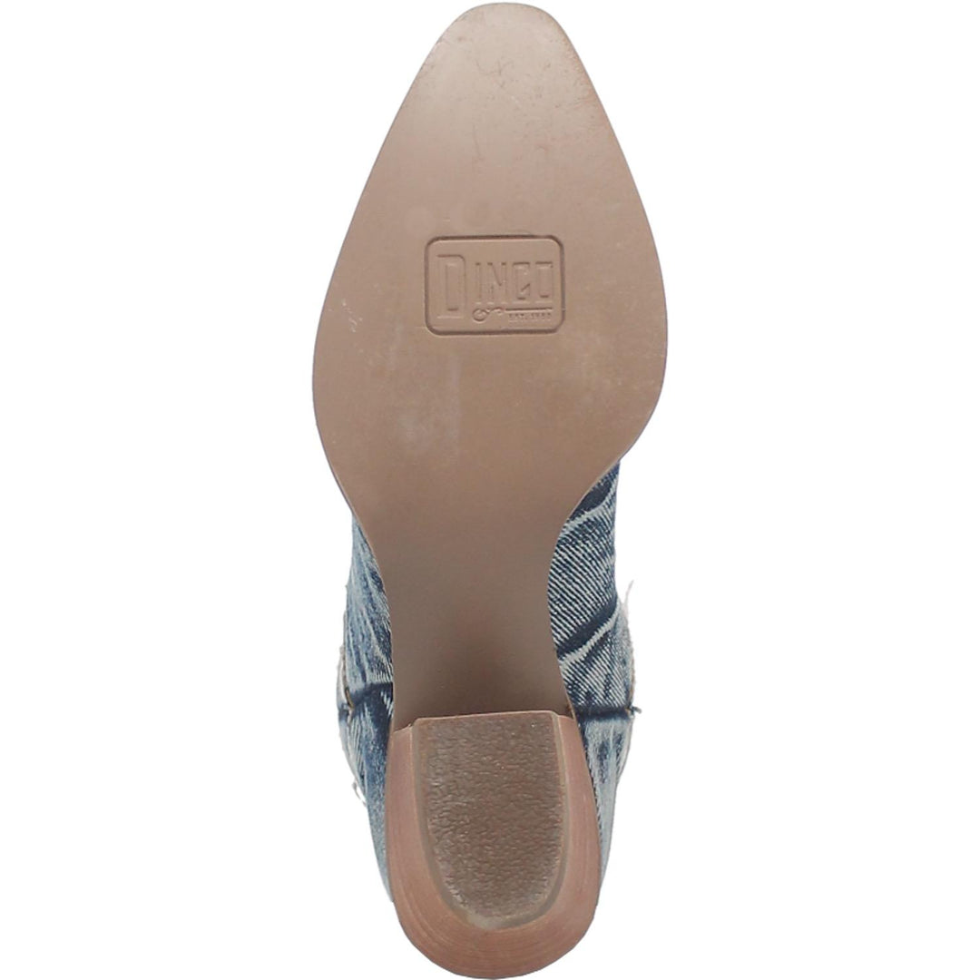 Online Exclusive | Dingo | Y'all Need Dolly Cowboy Bootie in Denim Blue  **PREORDER - Giddy Up Glamour Boutique