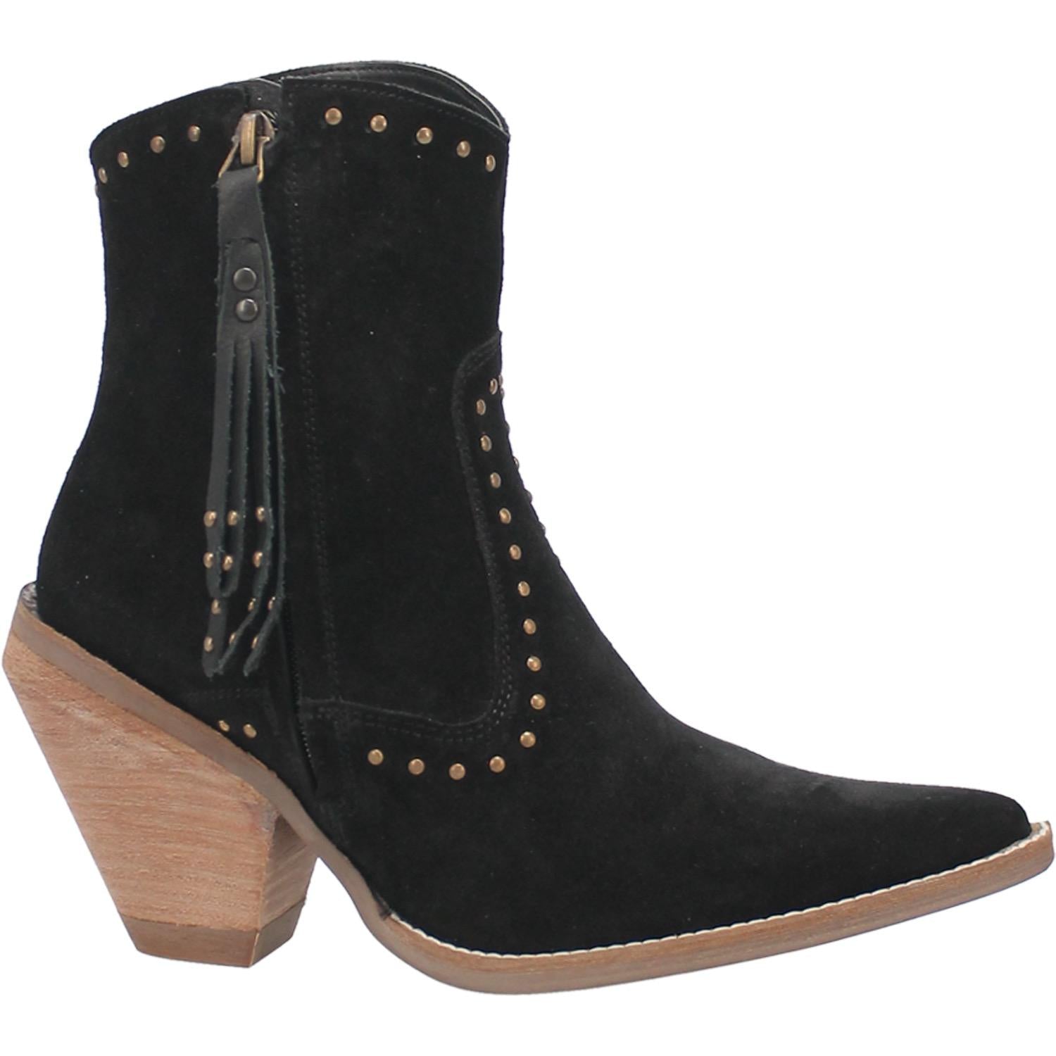 Online Exclusive | Dingo | Classy N Sassy Leather Bootie in Black Suede **PREORDER - Giddy Up Glamour Boutique