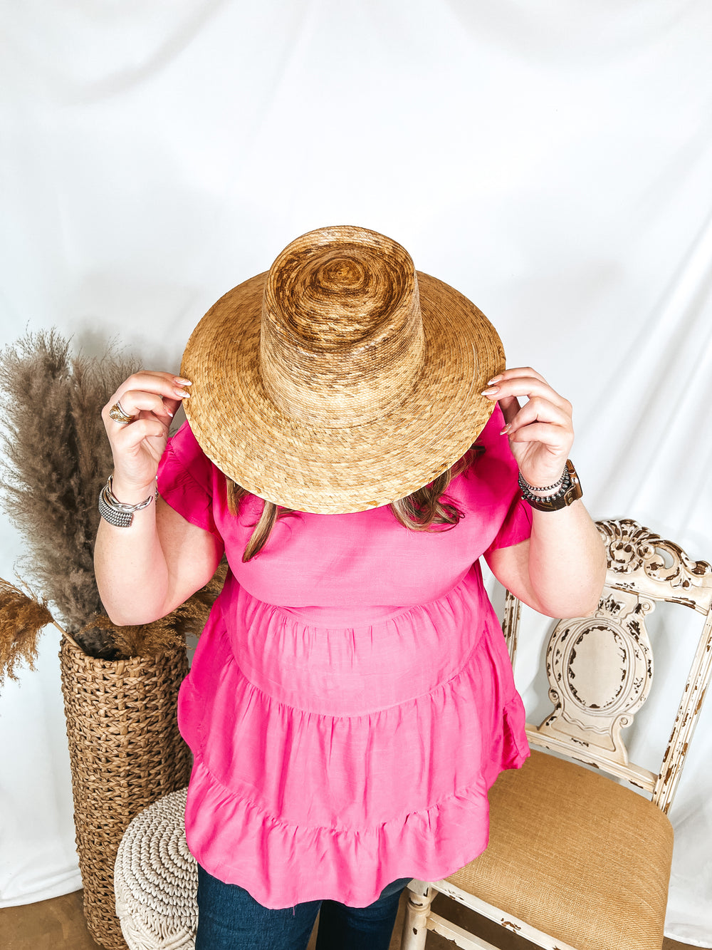 Lack of Color | Palma Palm Leaf Boater Hat - Giddy Up Glamour Boutique