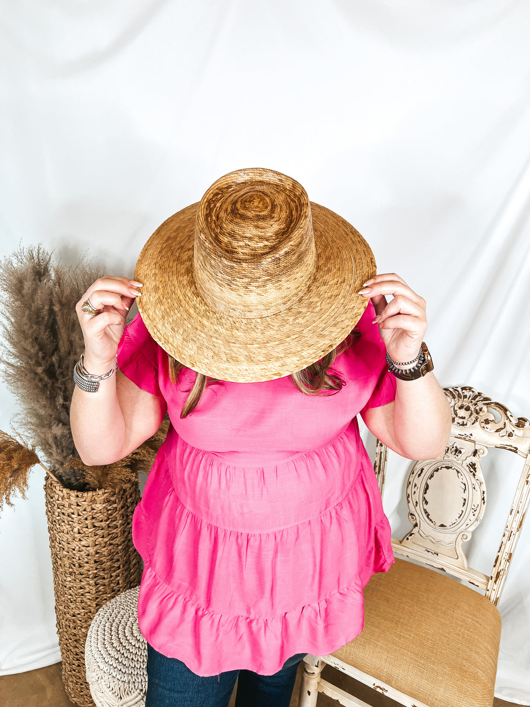 Lack of Color | Palma Palm Leaf Boater Hat - Giddy Up Glamour Boutique
