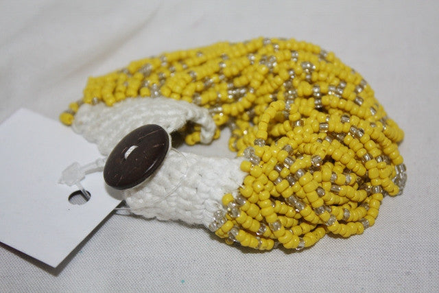 Boho Chic Jewelry Boho Gypsy Bracelets Mustard Multi Strand