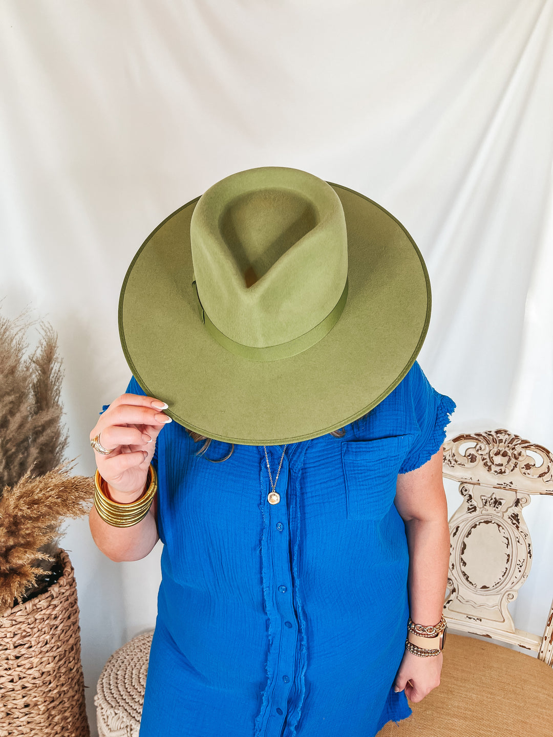 Light Green Rancher Wool Felt Hat – Giddy Up Glamour Boutique