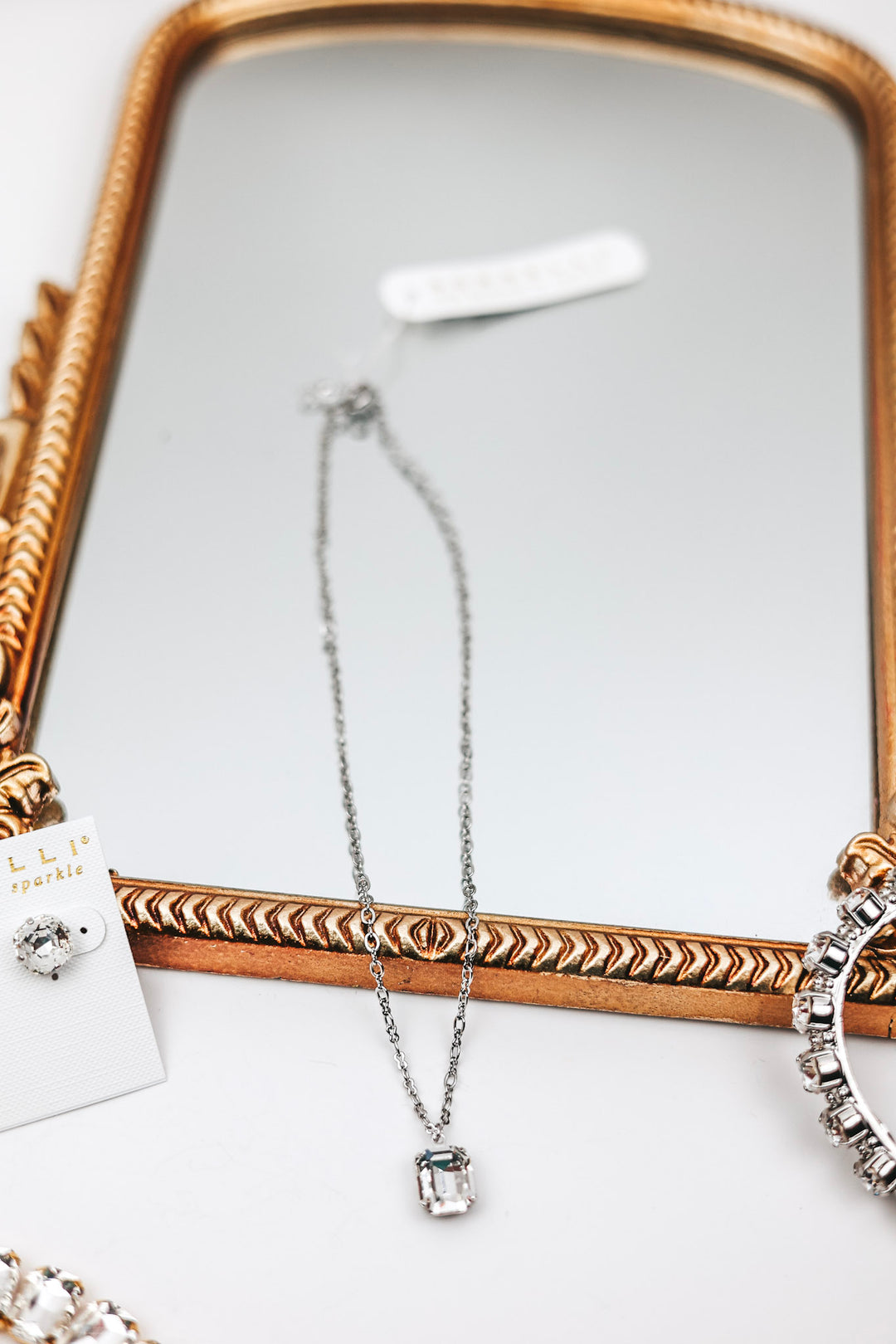 Sorrelli | Emmy Pendant Necklace in Palladium Silver Tone and Crystal - Giddy Up Glamour Boutique