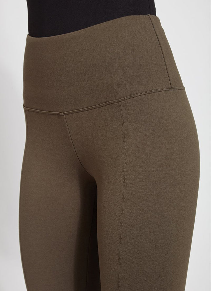 Online Exclusive | Lysse Signature Center Seam Ankle Length Leggings in Olive Green - Giddy Up Glamour Boutique