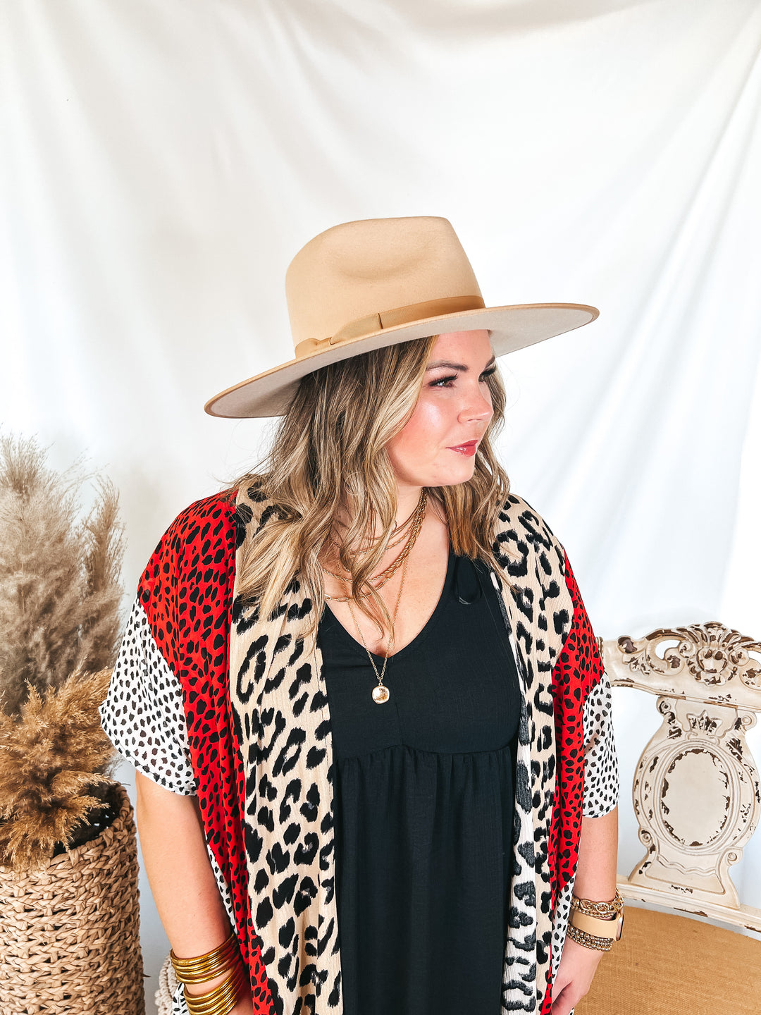 Lack of Color | Ivory Rancher Wool Felt Hat in Taupe - Giddy Up Glamour Boutique