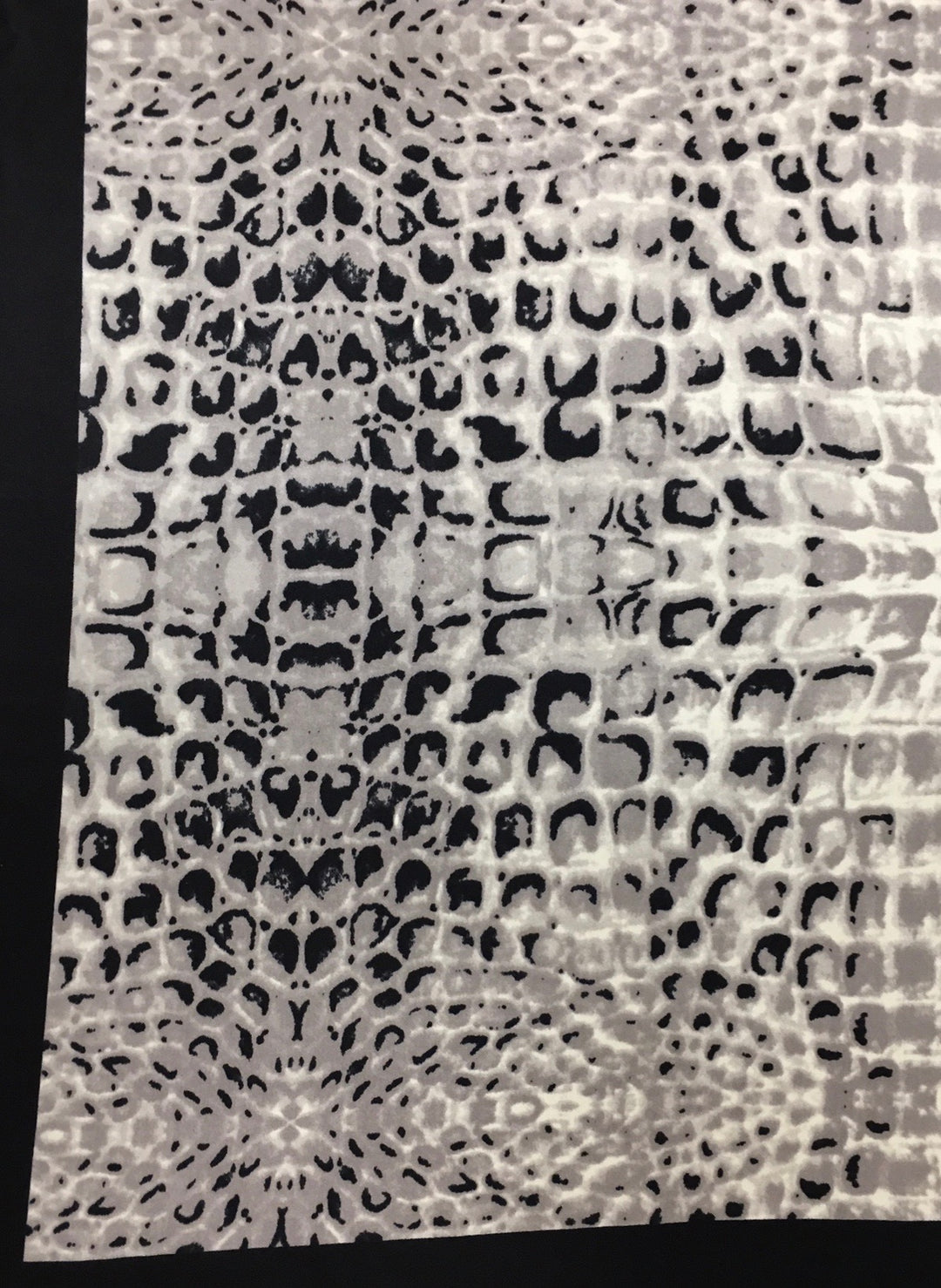 Crocodile Charmeuse Wild Rag in Ivory - Giddy Up Glamour Boutique