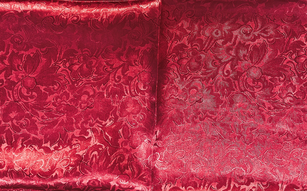 Mini Jacquard Wild Rag in Red - Giddy Up Glamour Boutique