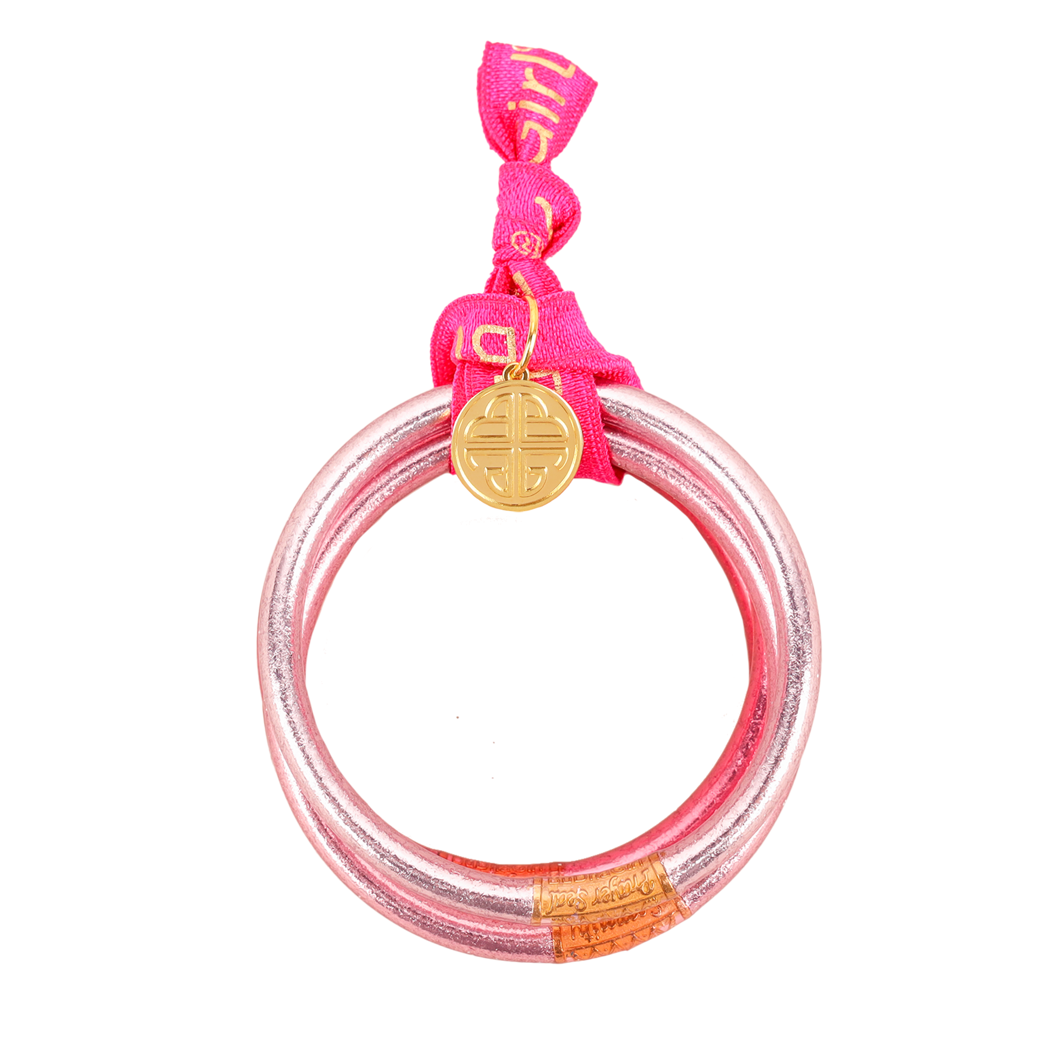 BuDhaGirl | Set of Four | All Weather Bangles in Carousel Pink - Giddy Up Glamour Boutique