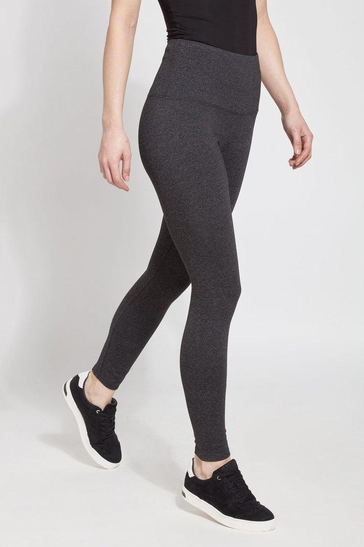 Online Exclusive | Lysse Signature Premium Ankle Length Leggings in Peppered Grey - Giddy Up Glamour Boutique