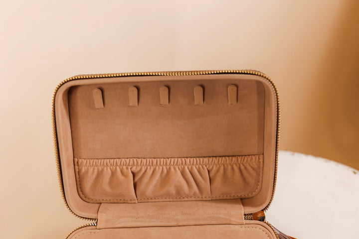 Hollis | Jewelry Organizer in Metallic Mocha - Giddy Up Glamour Boutique