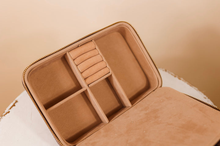 Hollis | Jewelry Organizer in Metallic Mocha - Giddy Up Glamour Boutique