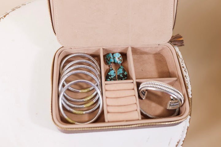Hollis | Jewelry Organizer in Metallic Mocha - Giddy Up Glamour Boutique