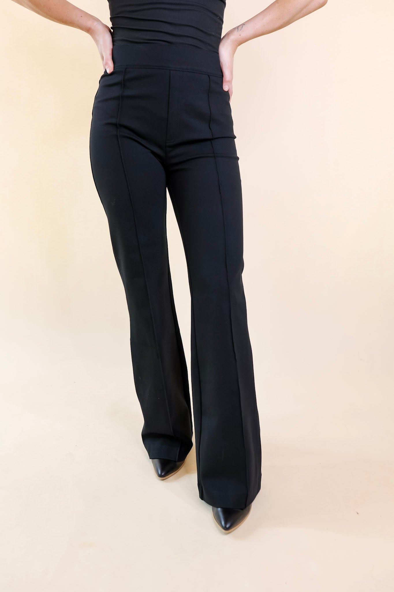 SPANX | The Perfect Pant High Rise Flare in Black - Giddy Up Glamour Boutique