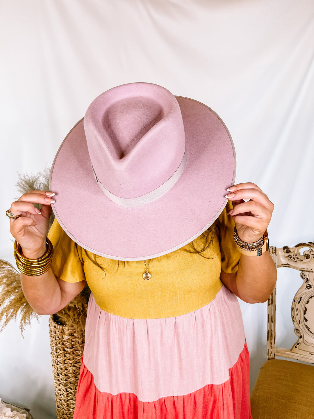 Lack of Color | Dreamer Rancher Wool Felt Hat in Dusty Purple - Giddy Up Glamour Boutique