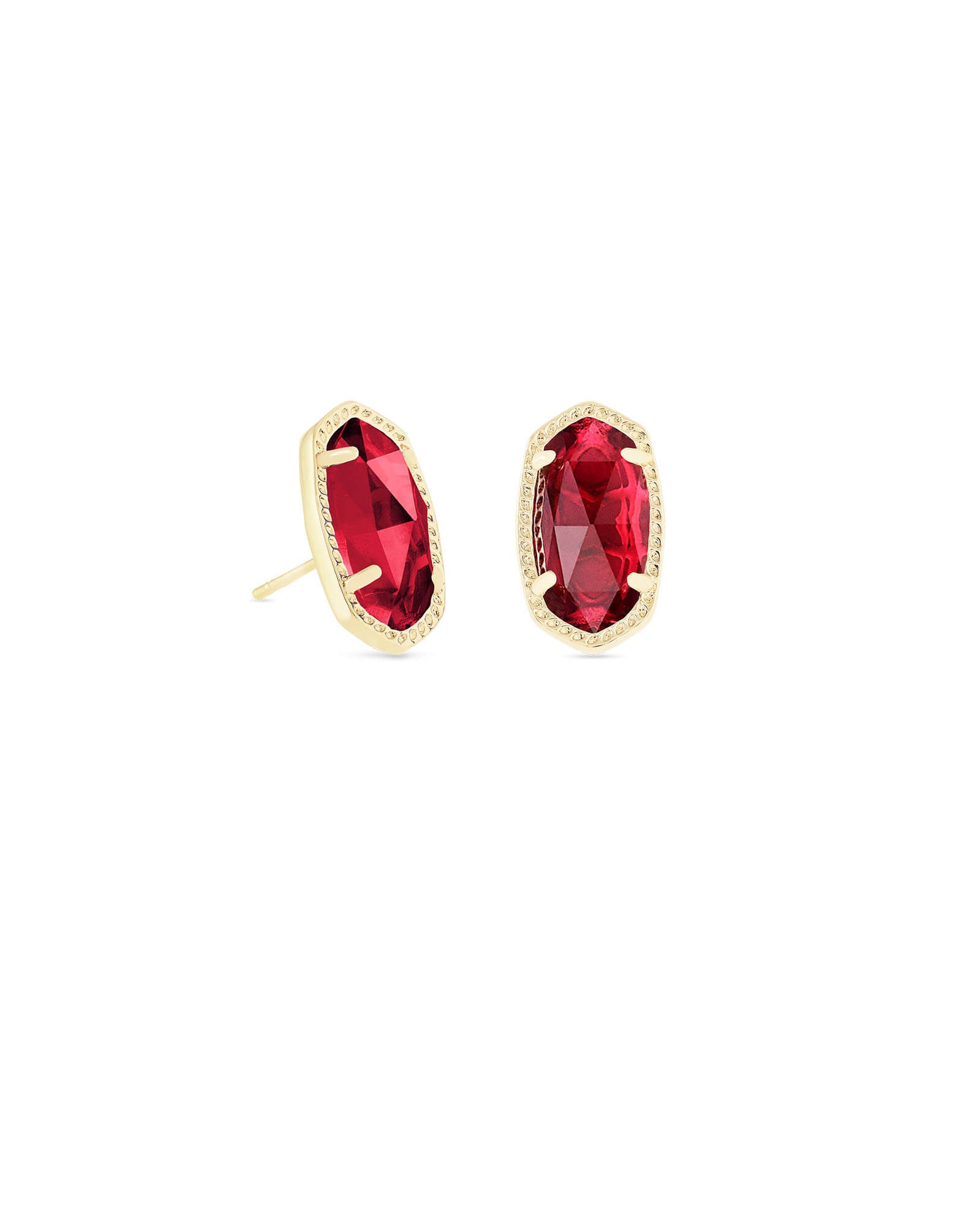 Kendra Scott | Ellie Gold Stud Earrings in Clear Berry - Giddy Up Glamour Boutique