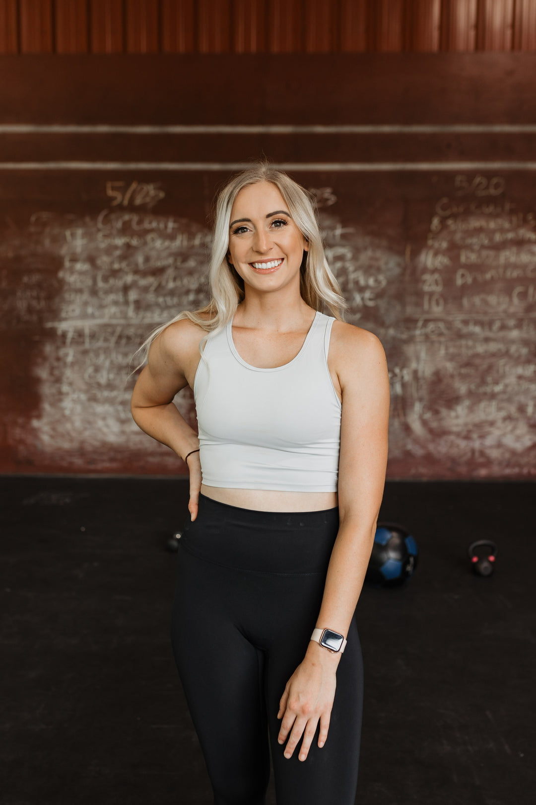Perfect For Pilates Open Back Tank Top Sports Bra in Light Grey - Giddy Up Glamour Boutique