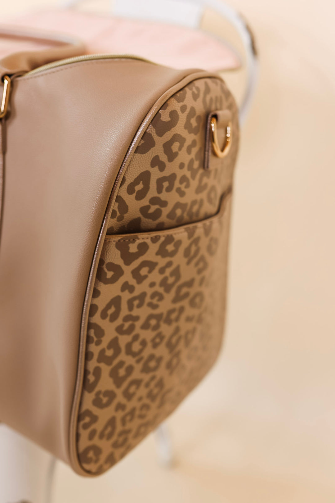 Hollis | Lux Weekender Bag in Nude - Giddy Up Glamour Boutique