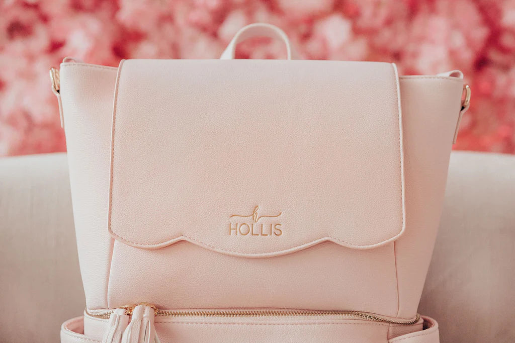 Hollis | Diaper Bag in Blush - Giddy Up Glamour Boutique