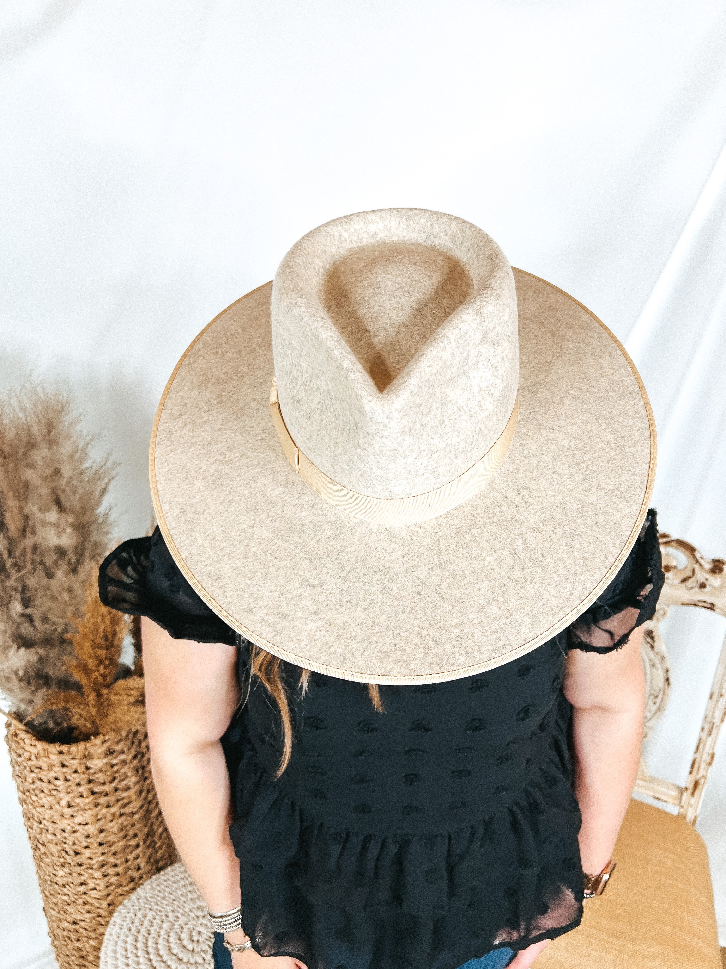 Lack of Color | Carlo Rancher Wool Felt Hat in Speckled Grey - Giddy Up Glamour Boutique