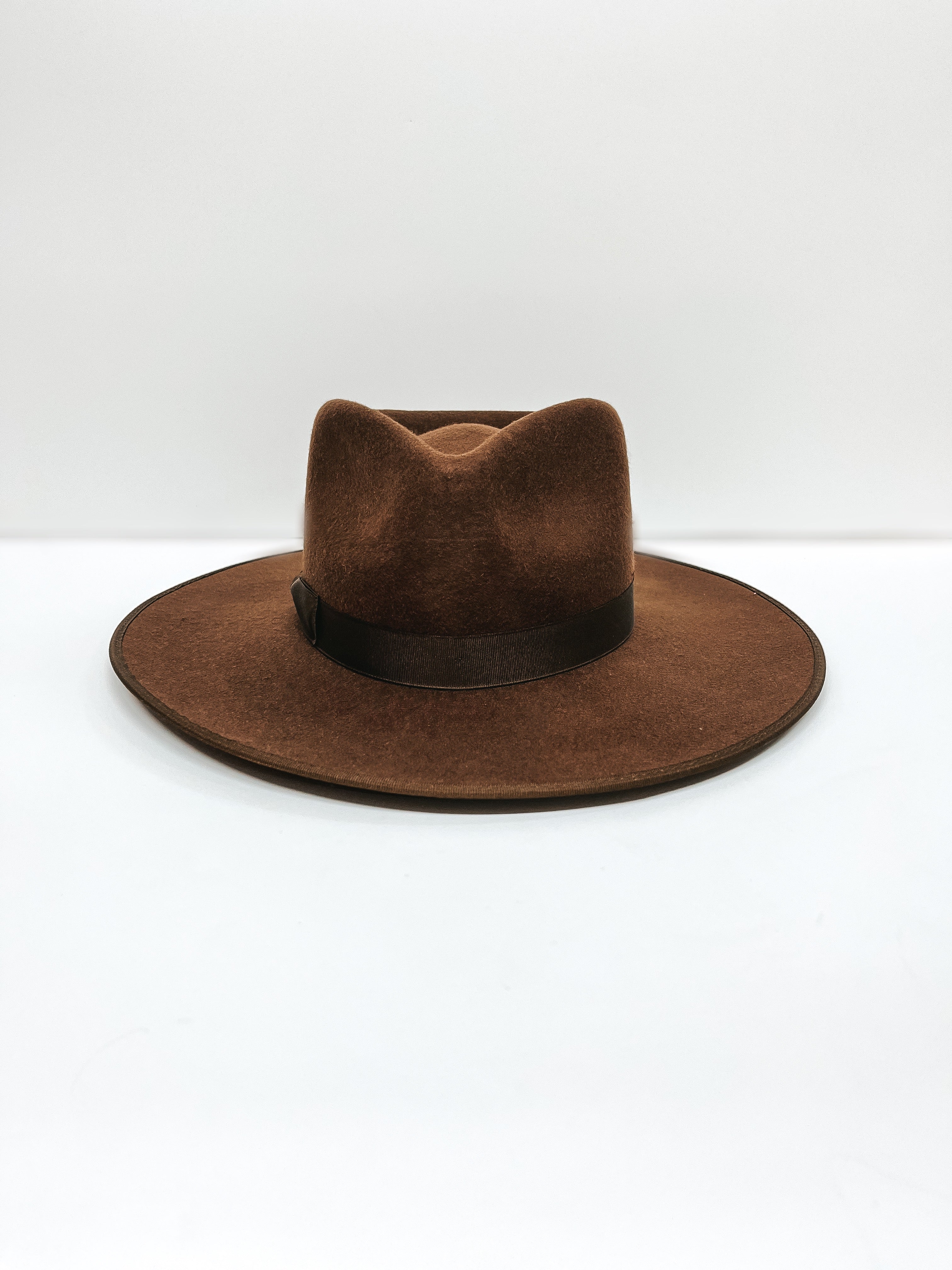 Lack of Color | Coco Rancher Wool Felt Hat in Dark Brown - Giddy Up Glamour Boutique