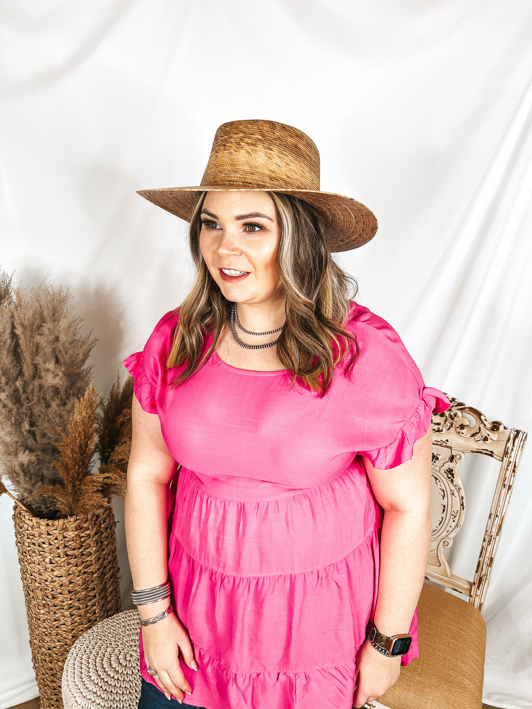 Lack of Color | Palma Palm Leaf Boater Hat - Giddy Up Glamour Boutique