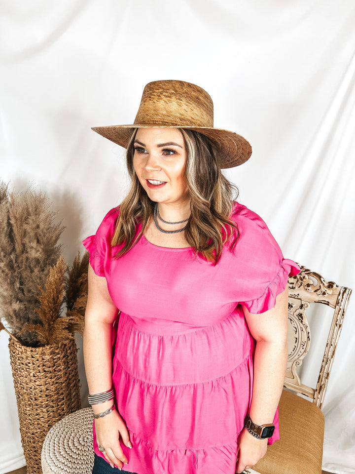 Lack of Color | Palma Palm Leaf Boater Hat - Giddy Up Glamour Boutique