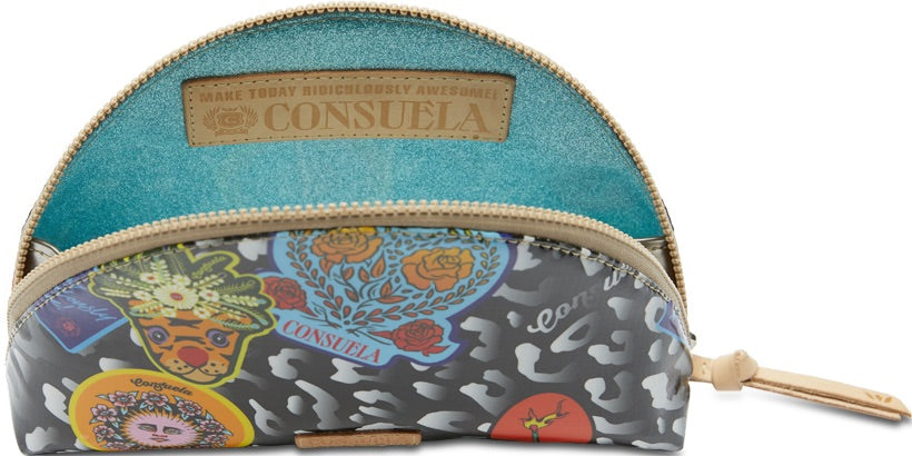 Consuela  Teal Large Cosmetic Case