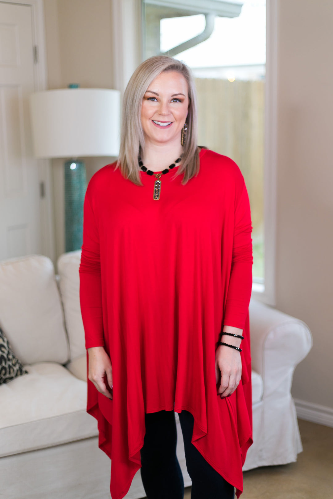 Valentines Day Red Tops Plus Size Missy