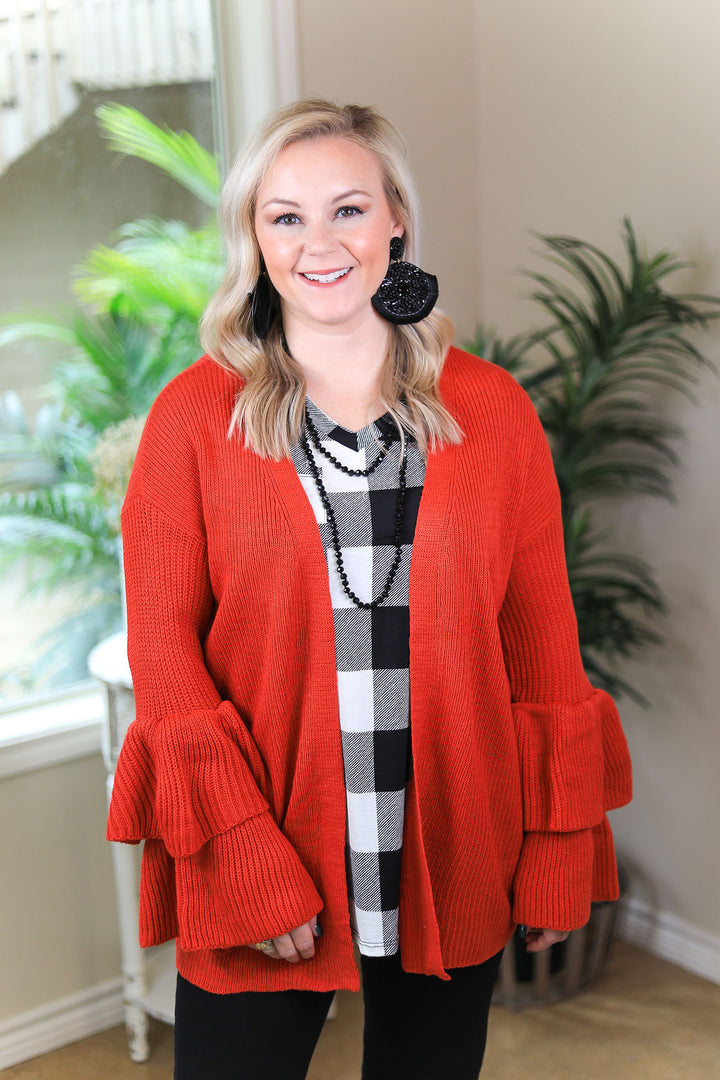 Last Chance Size Small & Medium | Just Right Short Sleeve Buffalo Plaid Print Pocket Tee in White - Giddy Up Glamour Boutique