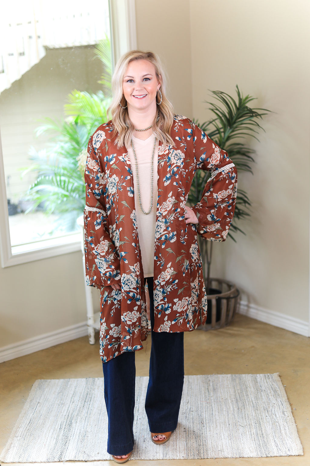 Just Right Solid Short Sleeve Pocket Tee in Khaki Tan - Giddy Up Glamour Boutique