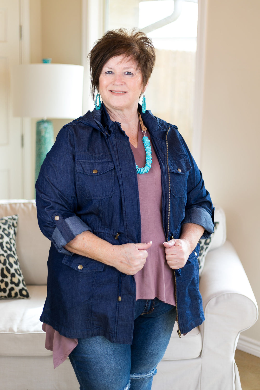 Last Chance Small & Medium | These Days Handkerchief Tunic in Mocha - Giddy Up Glamour Boutique