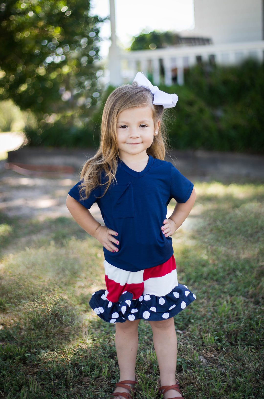 American Girl Clothes | 4th Of July Clothes | Red, White And Blue Themed Clothing | Patriotic Jewelry And Accessories