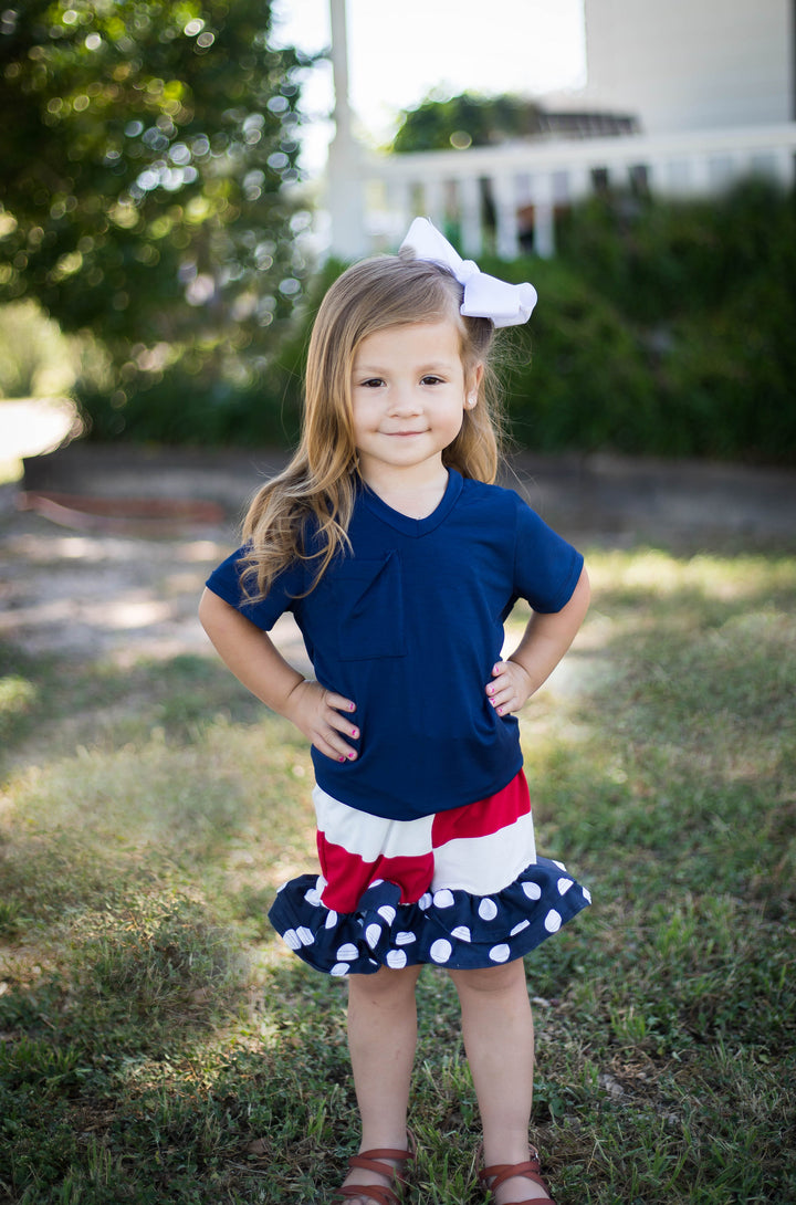 American Girl Clothes | 4th Of July Clothes | Red, White And Blue Themed Clothing | Patriotic Jewelry And Accessories