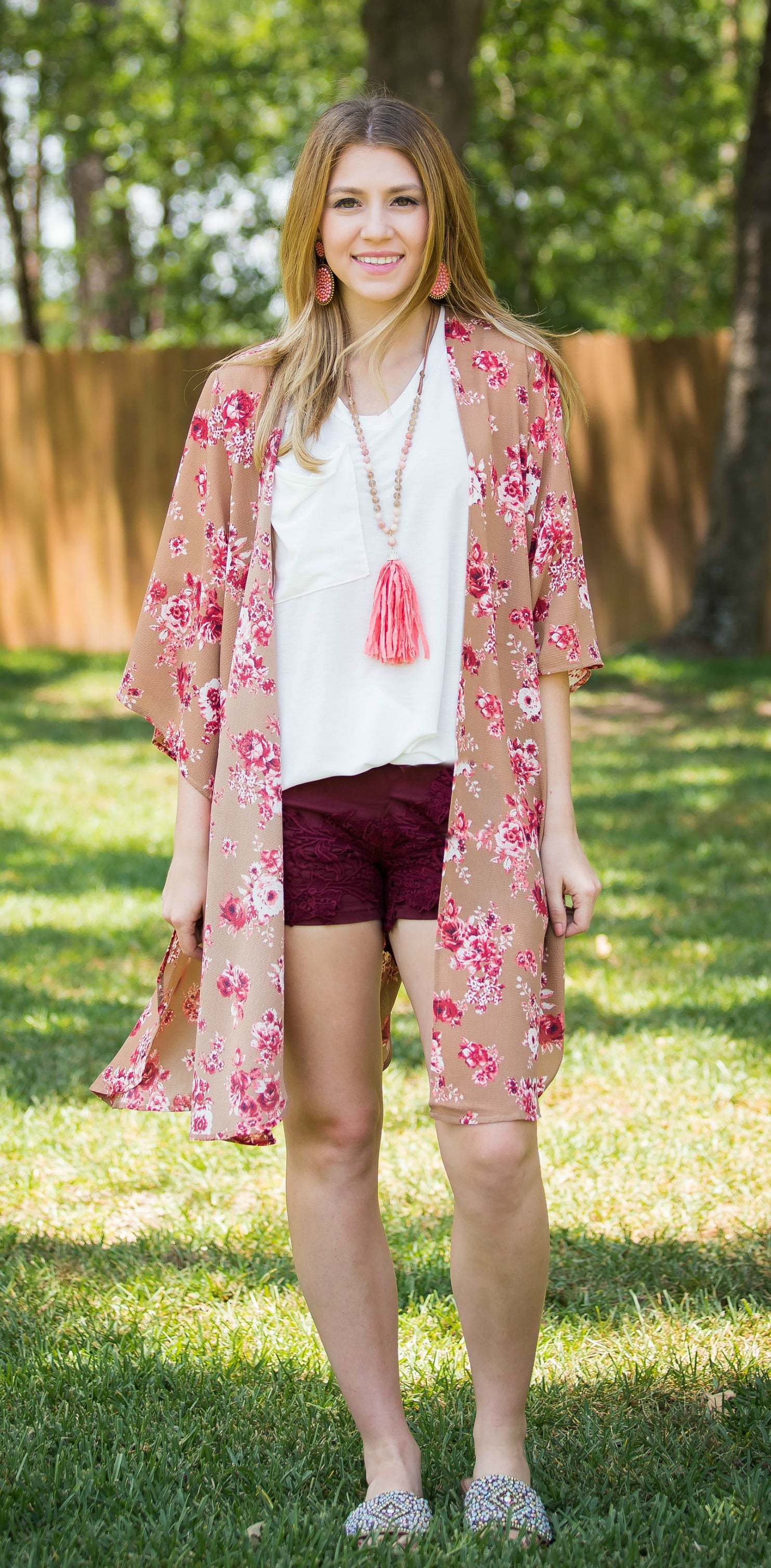 Floral Kimonos | Kimono Plus Size Floral Dusters