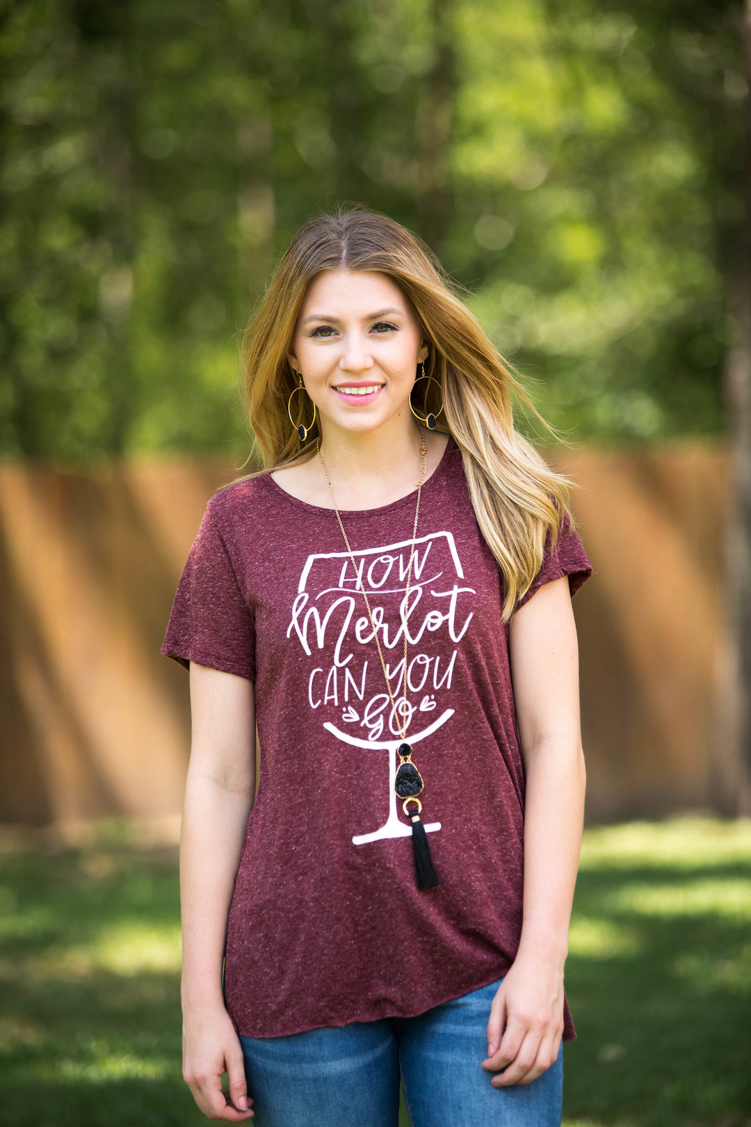 Last Chance Size Small | How Merlot Can You Go Short Sleeve Tee Shirt - Giddy Up Glamour Boutique