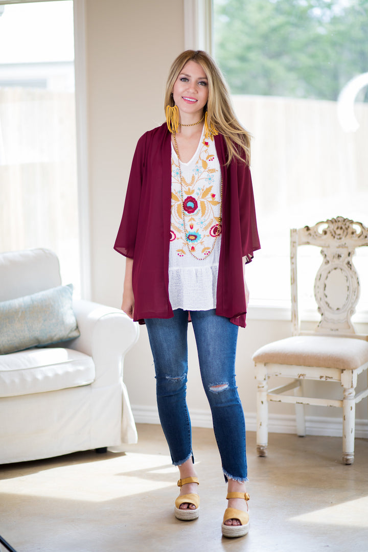 Black Sheer Kimonos | Kimono Plus Size Sheer Black