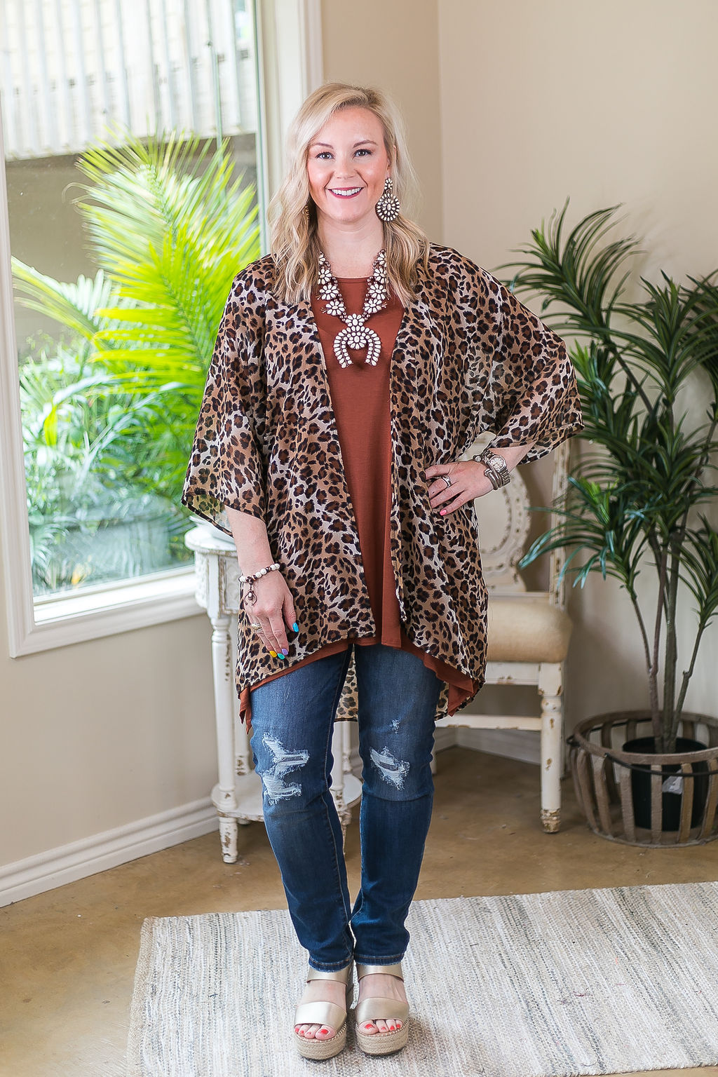 Whenever This Happens Solid Handkerchief Tunic Top in Tobacco Brown - Giddy Up Glamour Boutique