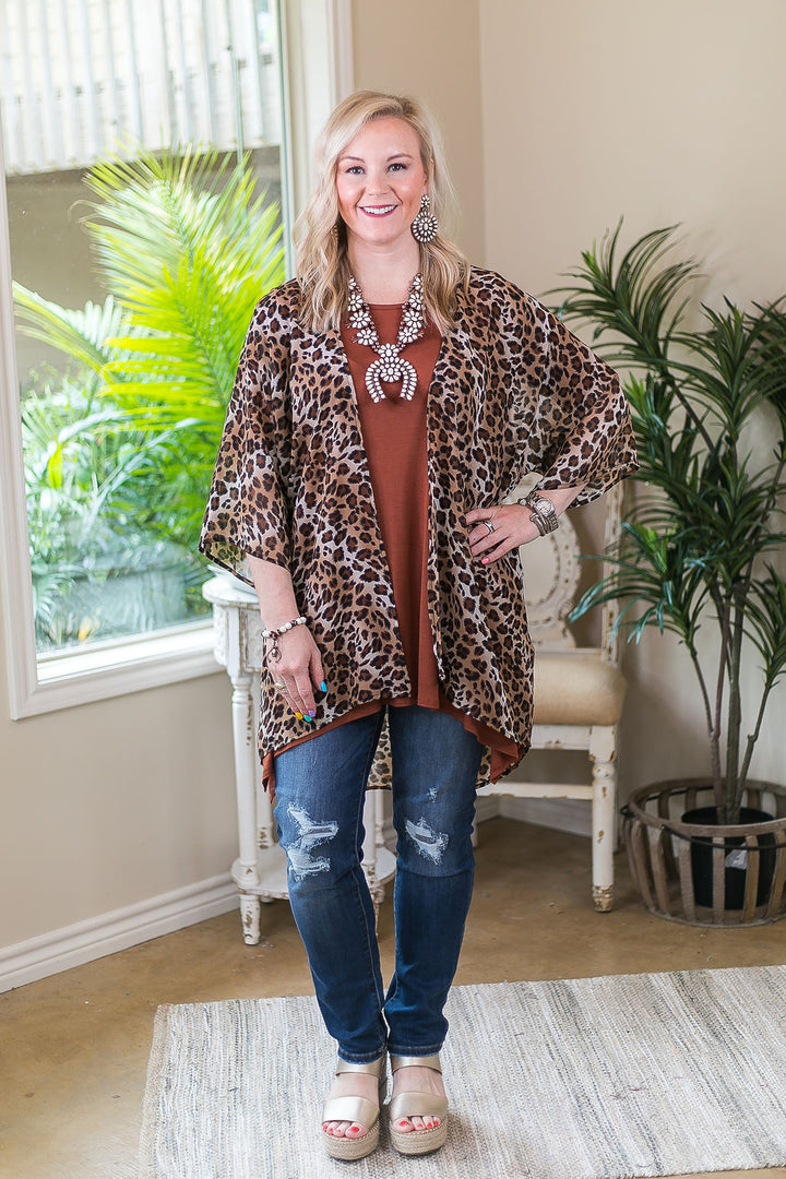 Whenever This Happens Solid Handkerchief Tunic Top in Tobacco Brown - Giddy Up Glamour Boutique